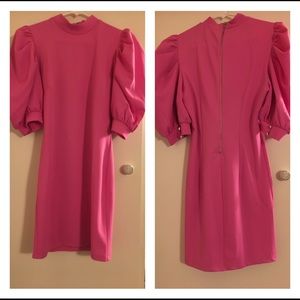 Forever 21 pink 80s style dress